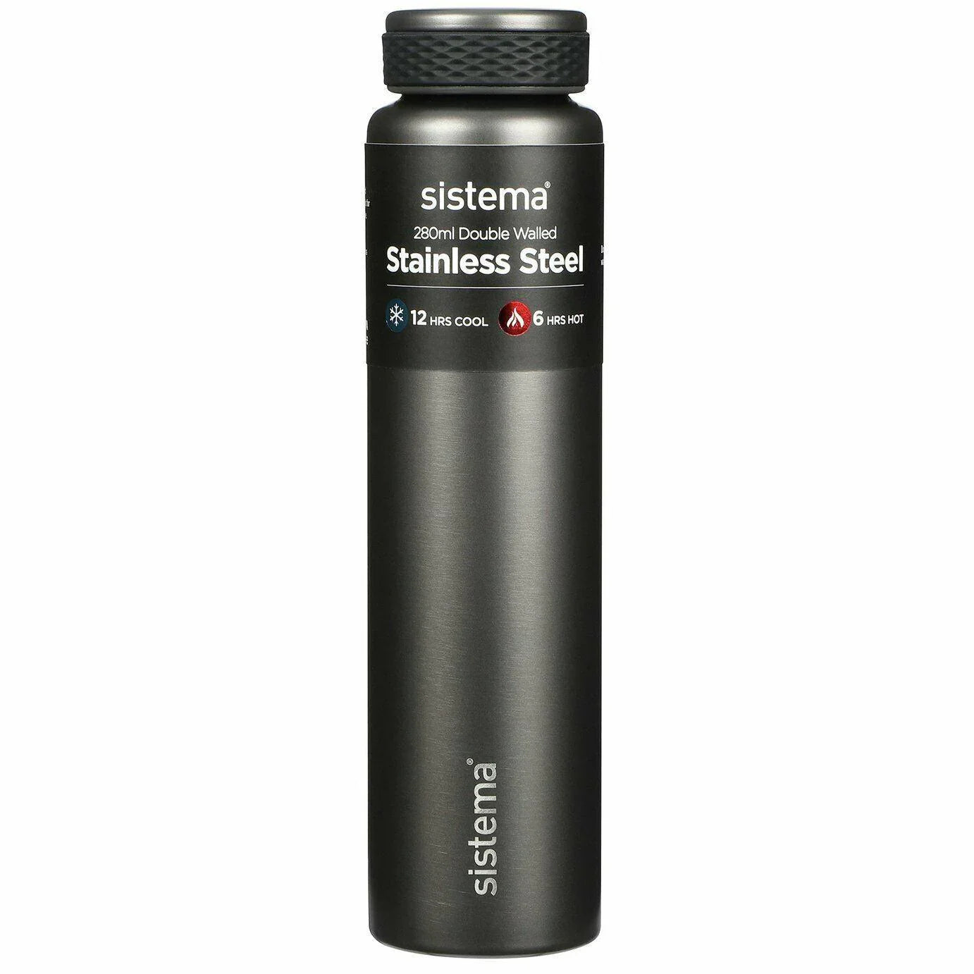 SISTEMA HYDRATION BOTTLE STAINLESS STEEL 280ML - Ourkids - Sistema