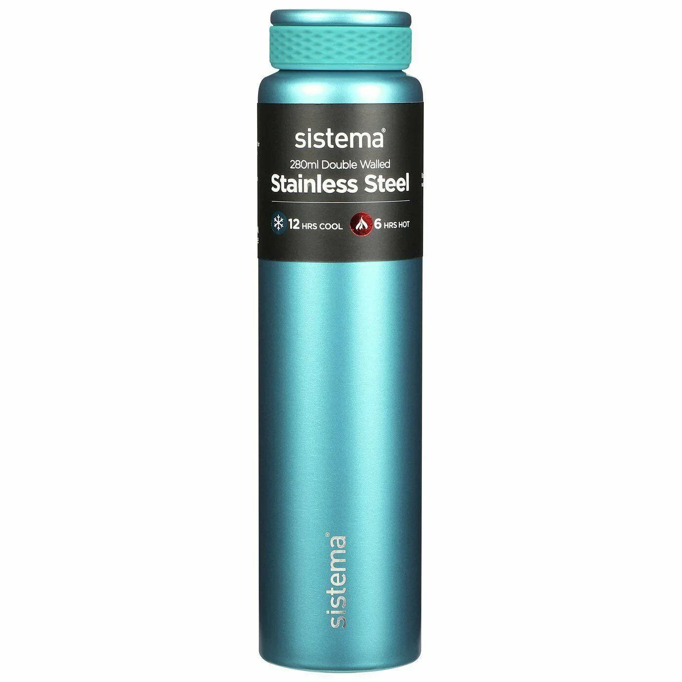 SISTEMA HYDRATION BOTTLE STAINLESS STEEL 280ML - Ourkids - Sistema
