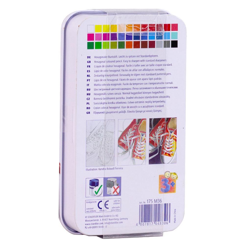 Staedtler 36 Piece Coloring Pencils in Tin Case - Ourkids - Staedtler