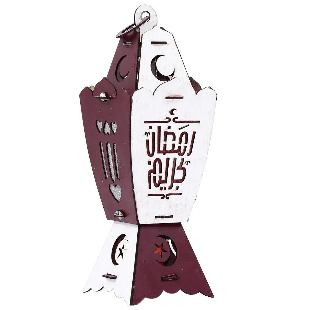 Wooden Fanous Ramadan With Sound And Light - Ourkids - OKO