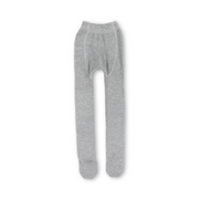 Girls Cotton Footed Tights – Dark Silver - Clothing - Solang