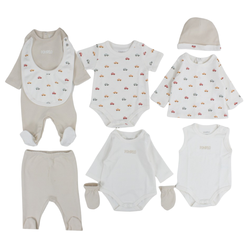 Baby Boys Cotton Gift Box – 9-Piece