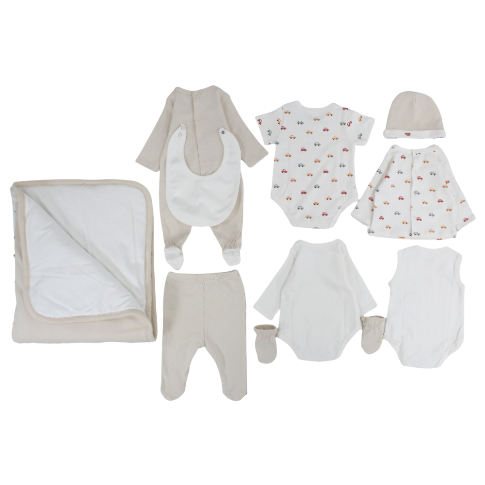 Baby Boys Cotton Gift Box – 9-Piece