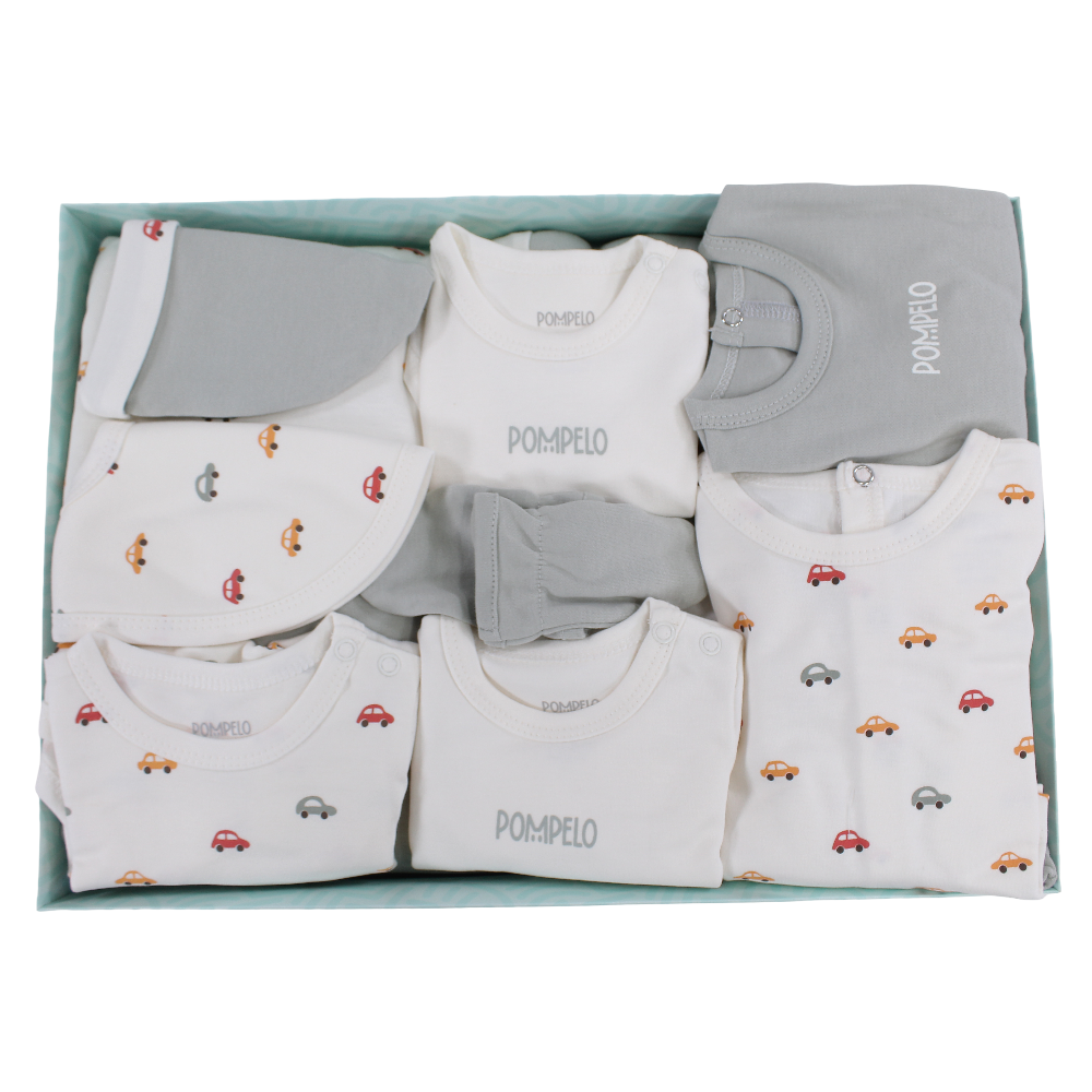Baby Boys Cotton Gift Box – 9-Piece