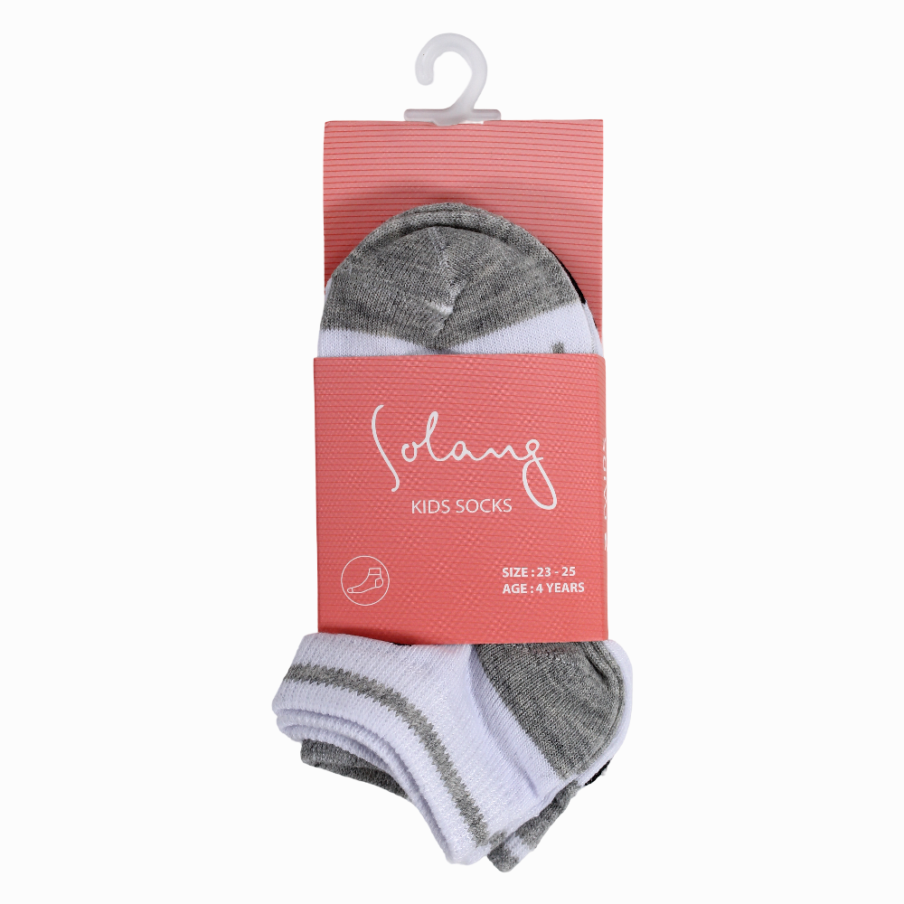 Greyish Socks Pack – Multicolor (3 Pairs)