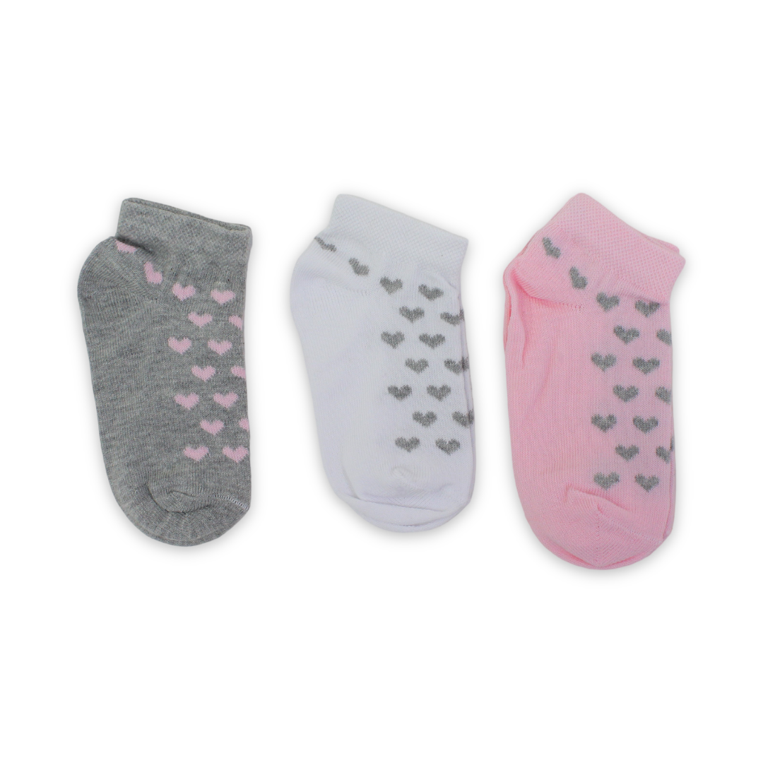 Girls Cotton Socks – Multicolor (Pack Of 3)