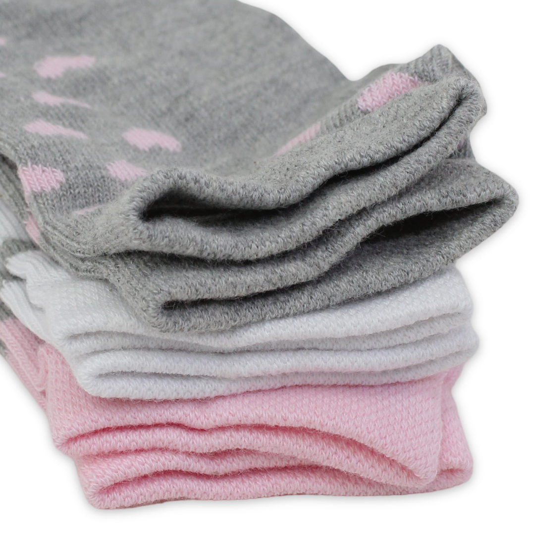Girls Cotton Socks – Multicolor (Pack Of 3)