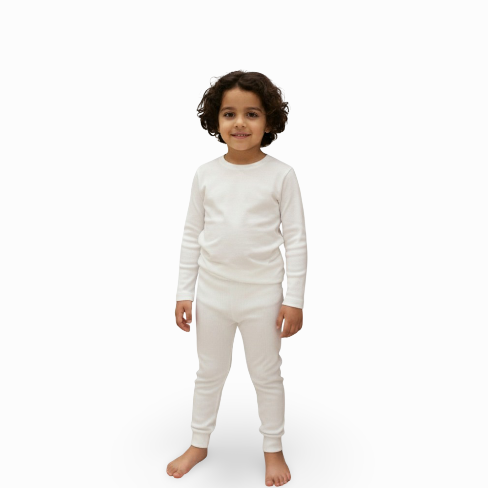 Unisex Baby Cotton Half-Collar Undershirt