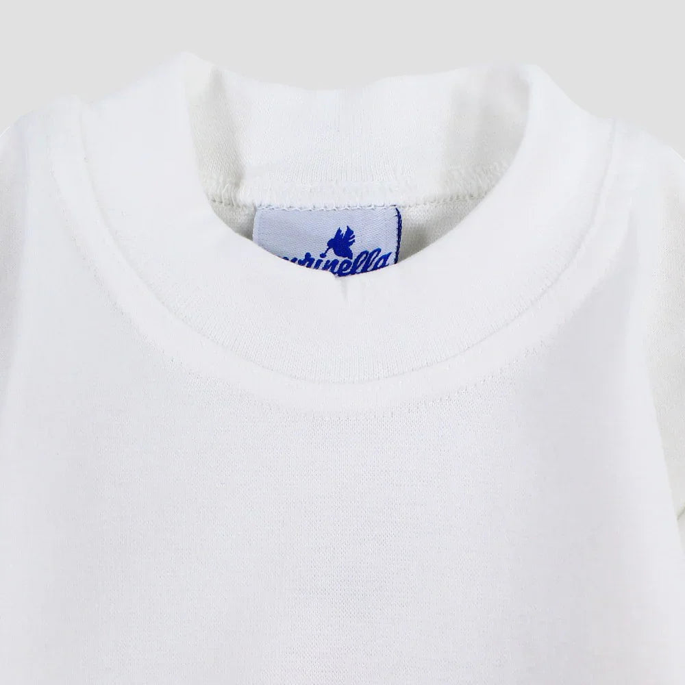 Unisex Baby Cotton Half-Collar Undershirt