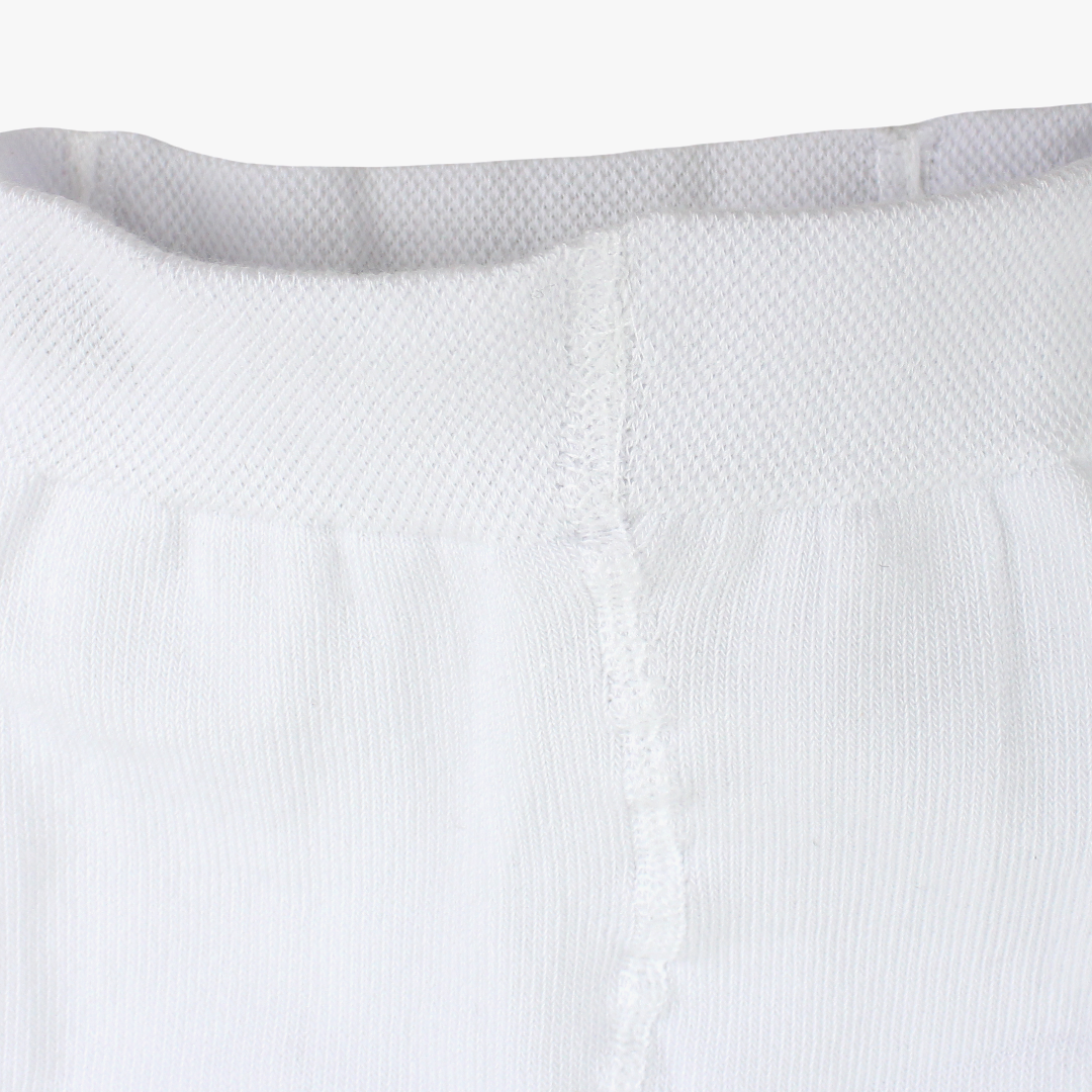 Baby Girls Cotton Tights – White