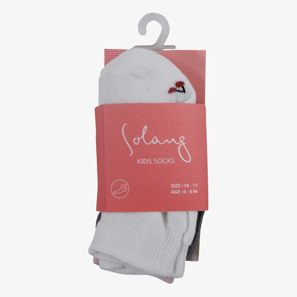 Unisex Baby Cotton Socks - Multicolor - Clothing - Solang