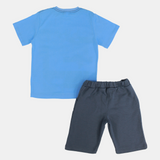 Boys Cotton Pajama Set - Athletic Design