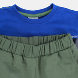 Boys Cotton Pajama Set - Athletic Design