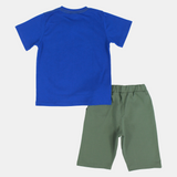 Boys Cotton Pajama Set - Athletic Design