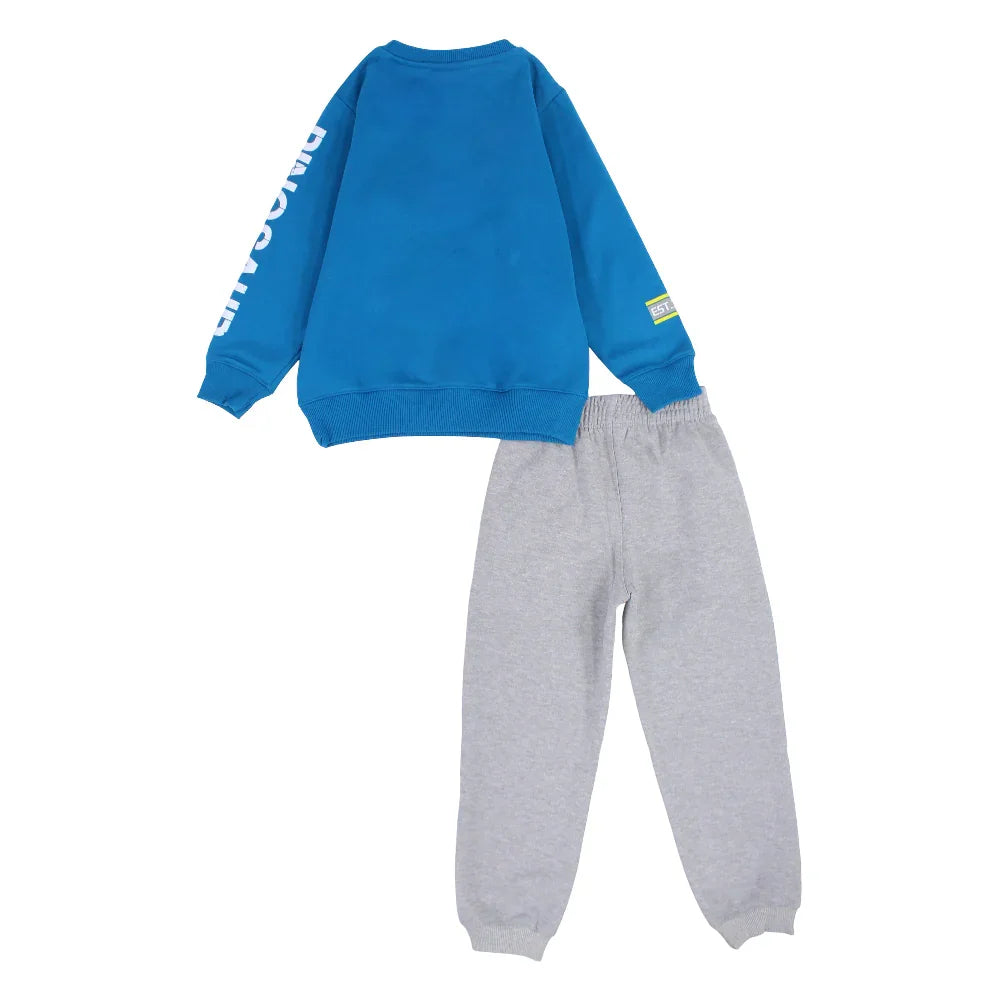 Boys Cotton Pajama Set – Dino Print