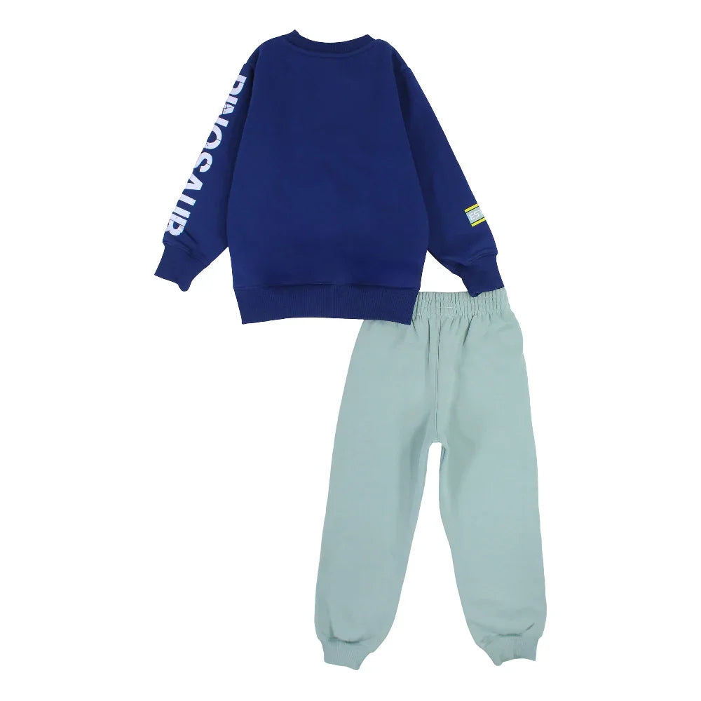 Boys Cotton Pajama Set – Dino Print