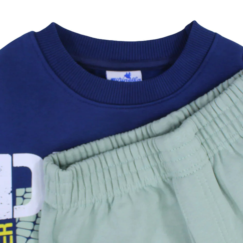 Boys Cotton Pajama Set – Dino Print