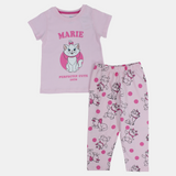 Girls Cotton Pajama Set - Marie the Cat Design