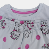Girls Cotton Pajama Set - Marie the Cat Design