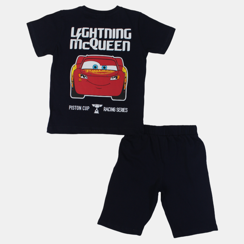 Boys Cotton Pajama Set - Lightning McQueen Design