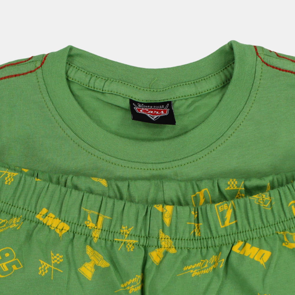 Boys Cotton Pajama Set - Cars Print