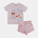 Baby Girls Cotton Pajama Set - Winnie The Pooh Design