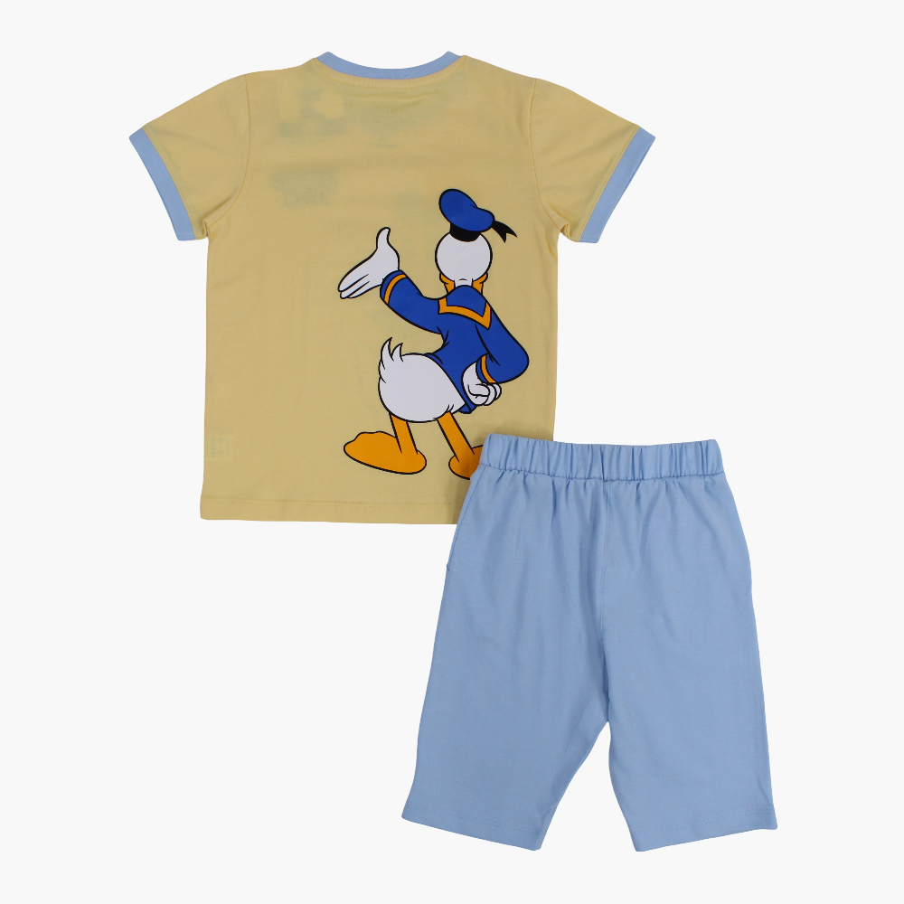 Boys Cotton Pajama Set - Donald Duck Print