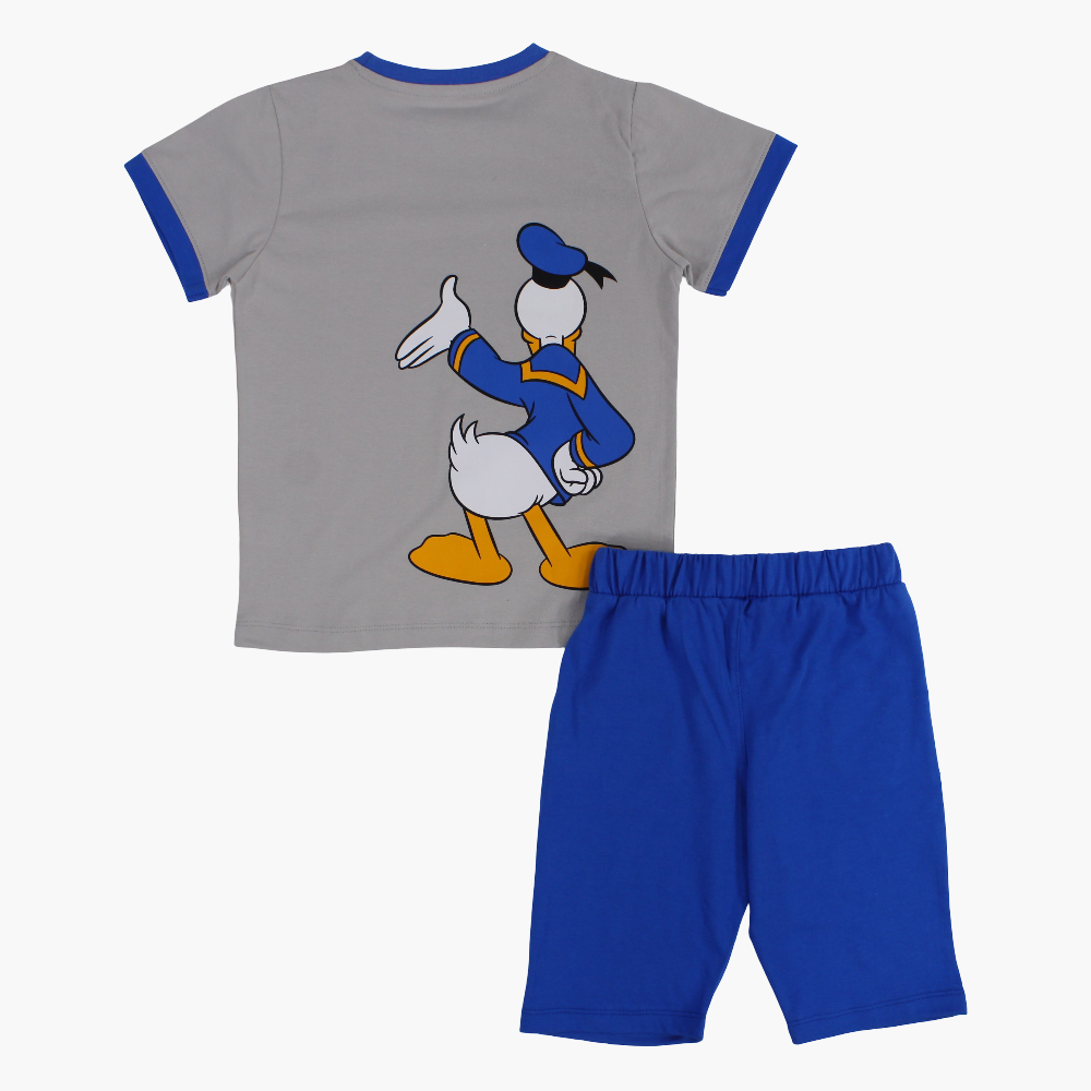 Boys Cotton Pajama Set - Donald Duck Print