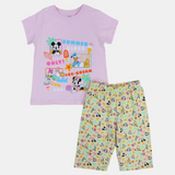 Girls Cotton Pajama Set – Minnie Mouse & Friends