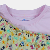 Girls Cotton Pajama Set – Minnie Mouse & Friends