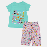 Girls Cotton Pajama Set – Minnie Mouse & Friends