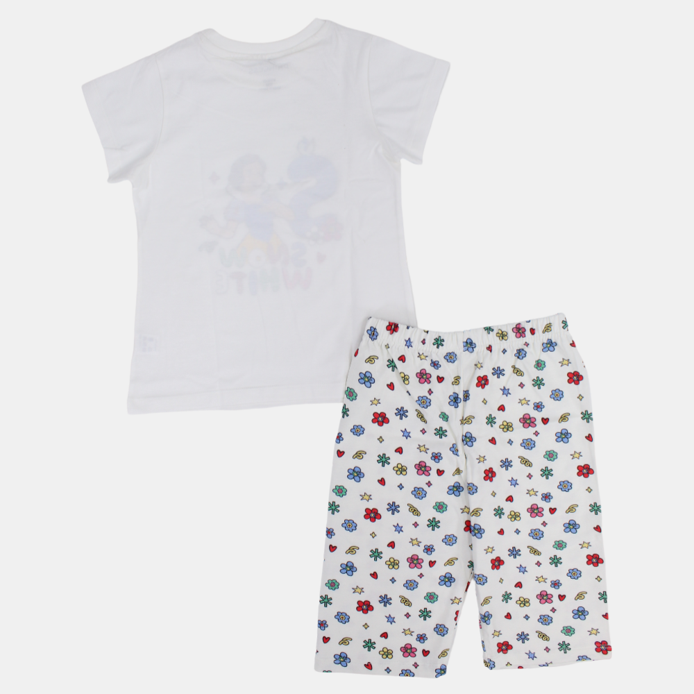 Girls Cotton Pajama Set – Snow White