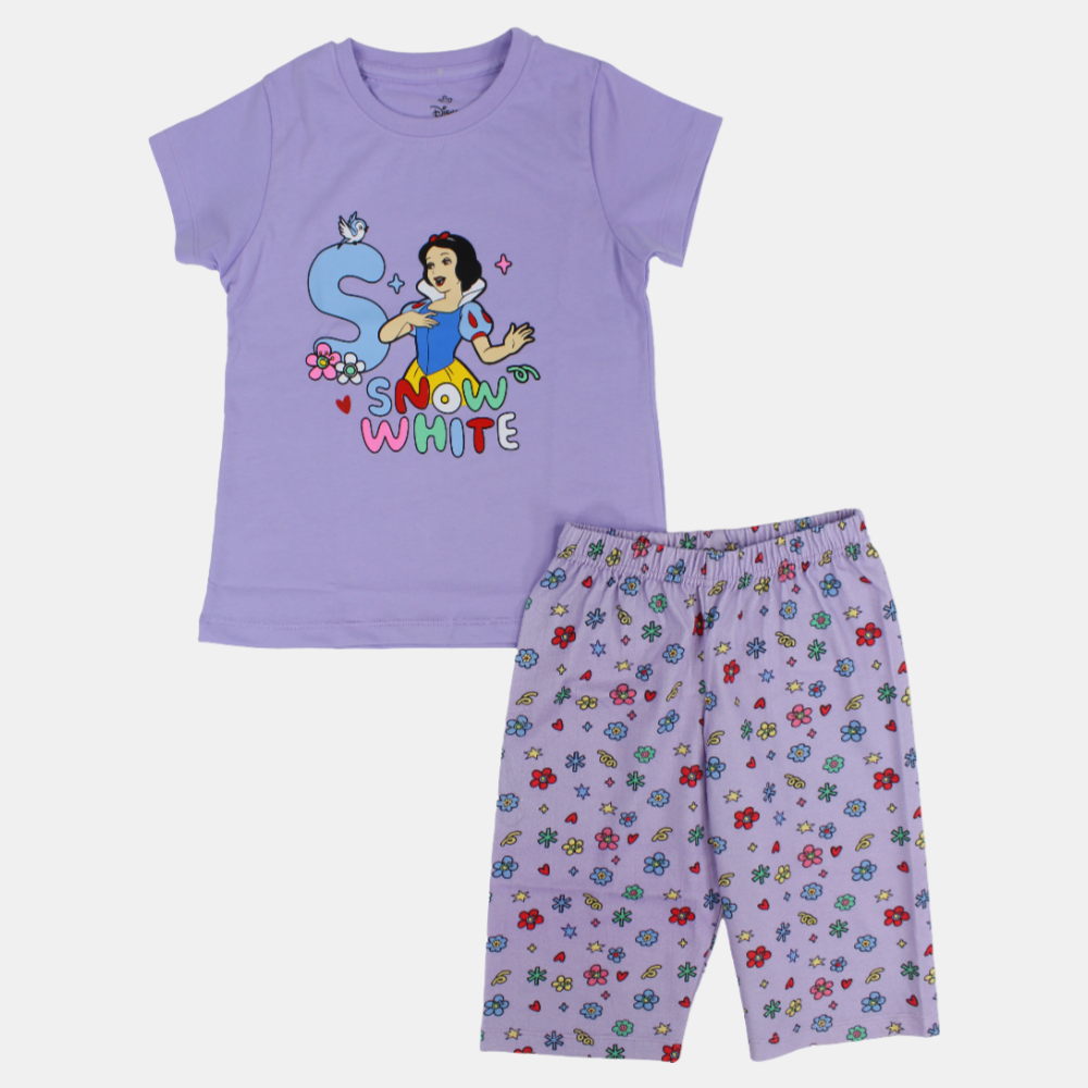 Girls Cotton Pajama Set – Snow White