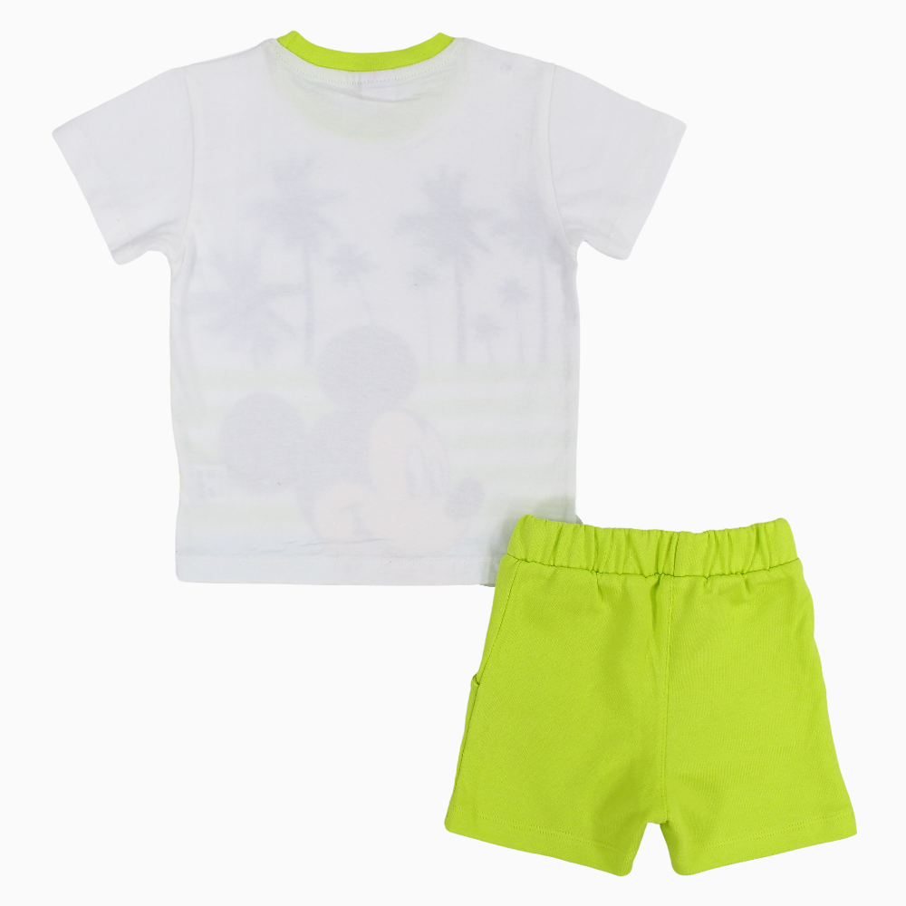 Baby Boys Cotton Pajama Set – Mickey Mouse Print