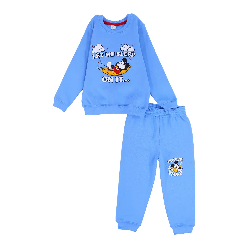 Baby Boys Cotton Pajama Set – Mickey Mouse Print