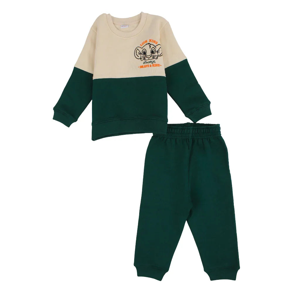 Baby Boys Cotton Pajama Set - Simba the Lion King Print