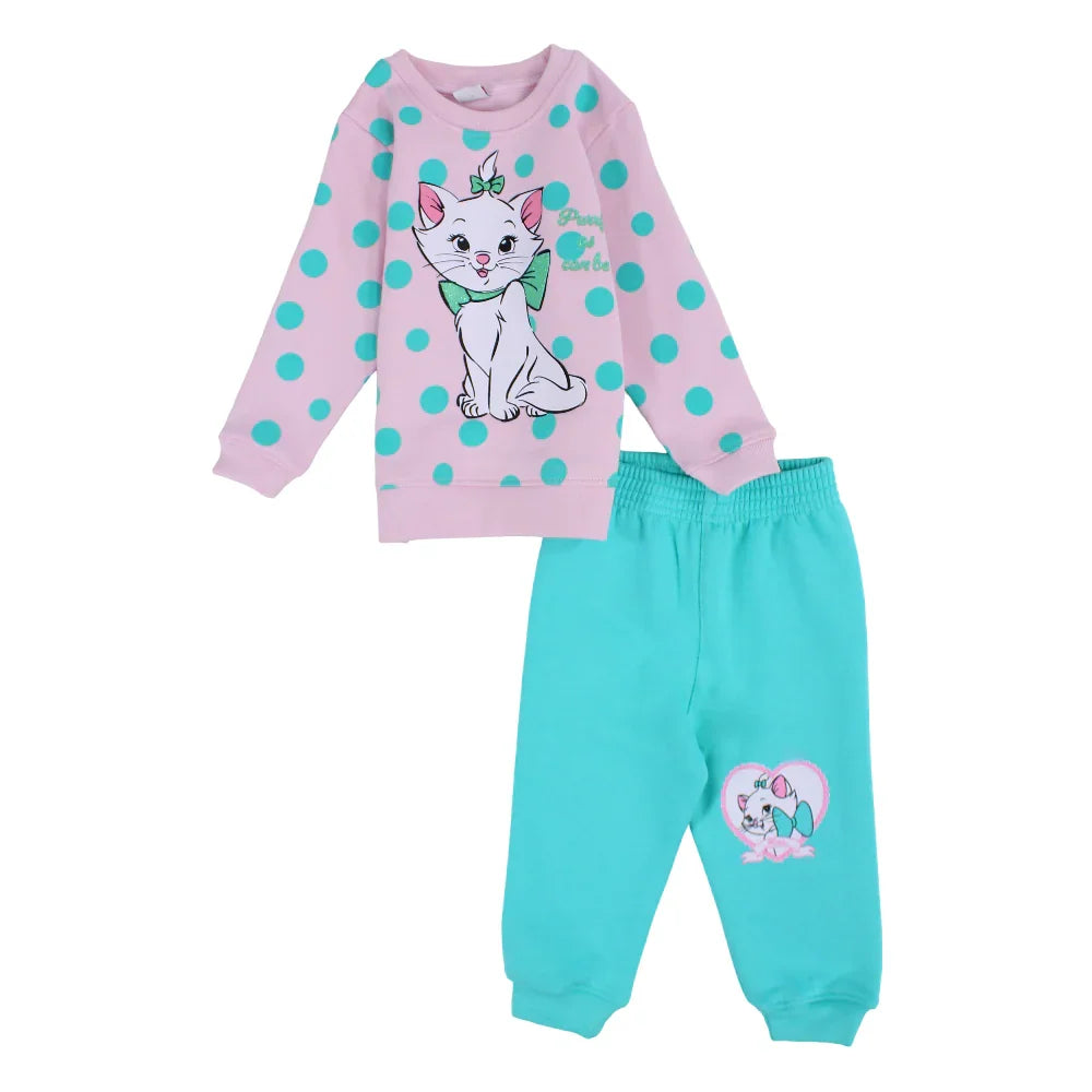 Baby Girls Cotton Pajama Set - Marie Print