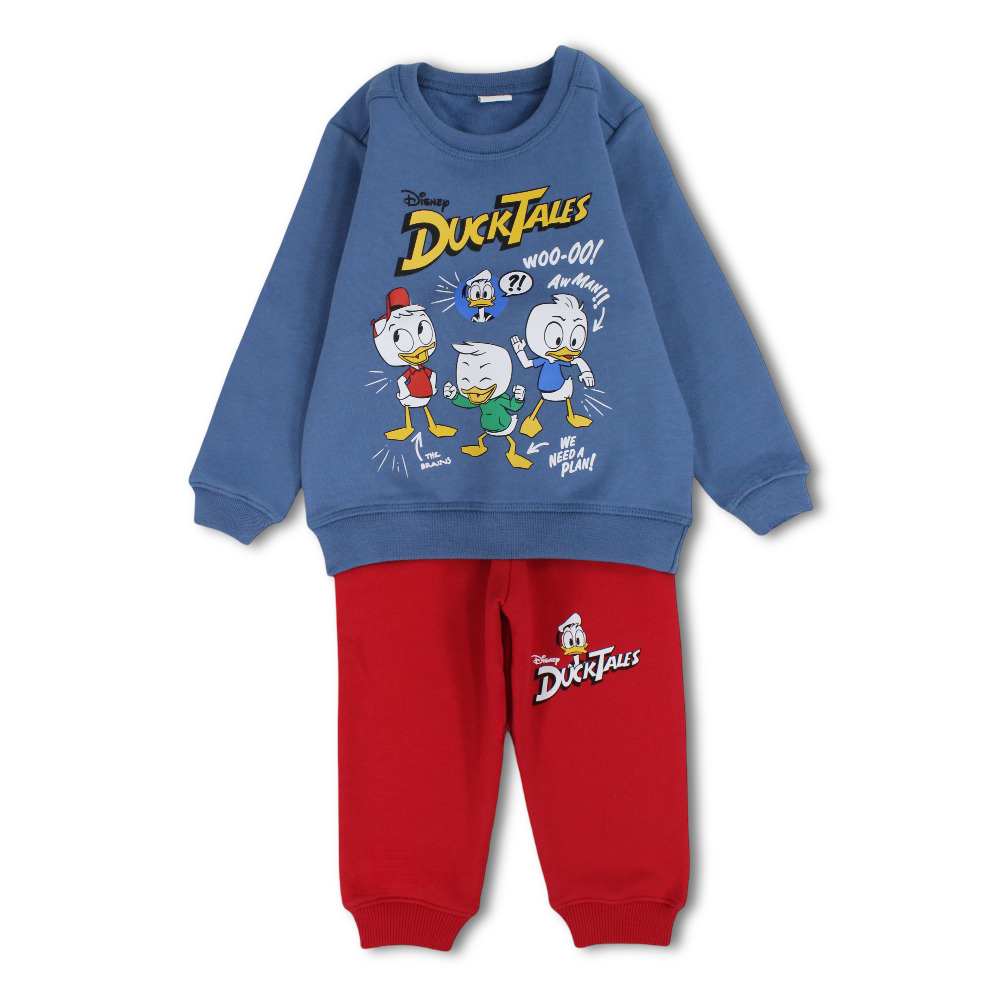 Baby Boys Cotton Pajama Set – “DuckTales” Print