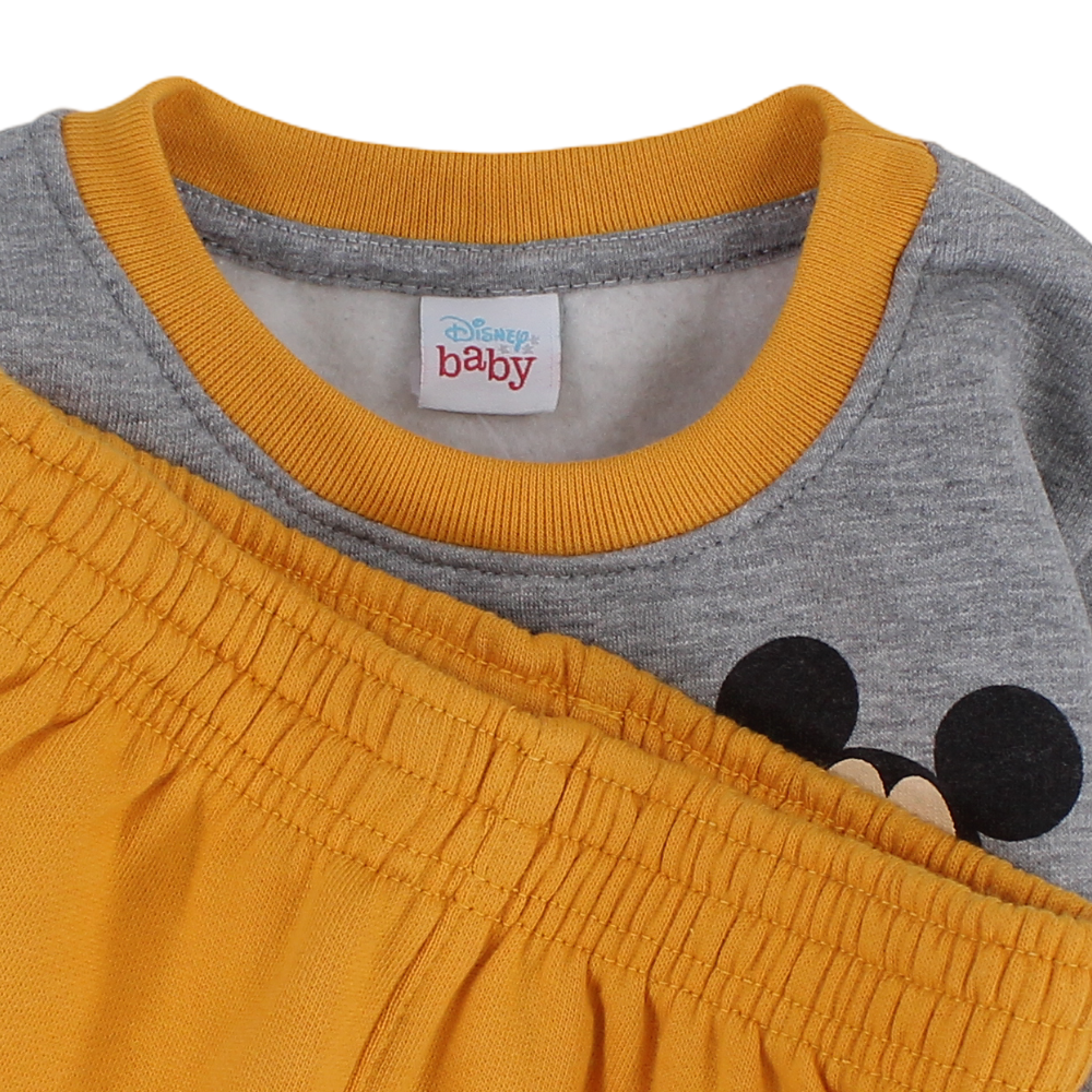 Baby Boys Cotton Pajama Set - Mickey Mouse Print