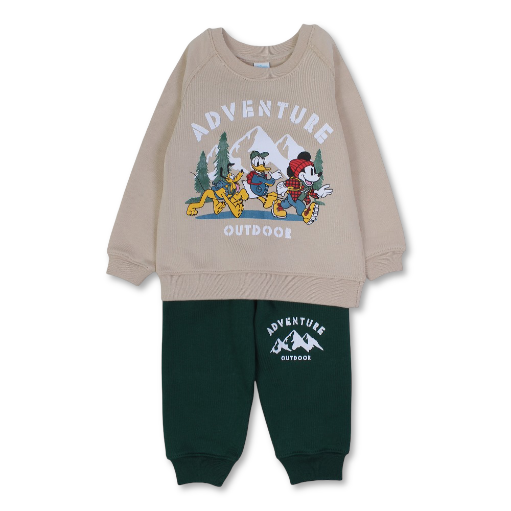 Baby Boys Cotton Pajama Set – Mickey Mouse & Friends Print