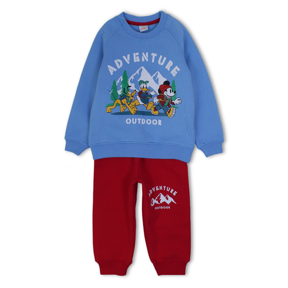 Baby Boys Cotton Pajama Set – Mickey Mouse & Friends Print