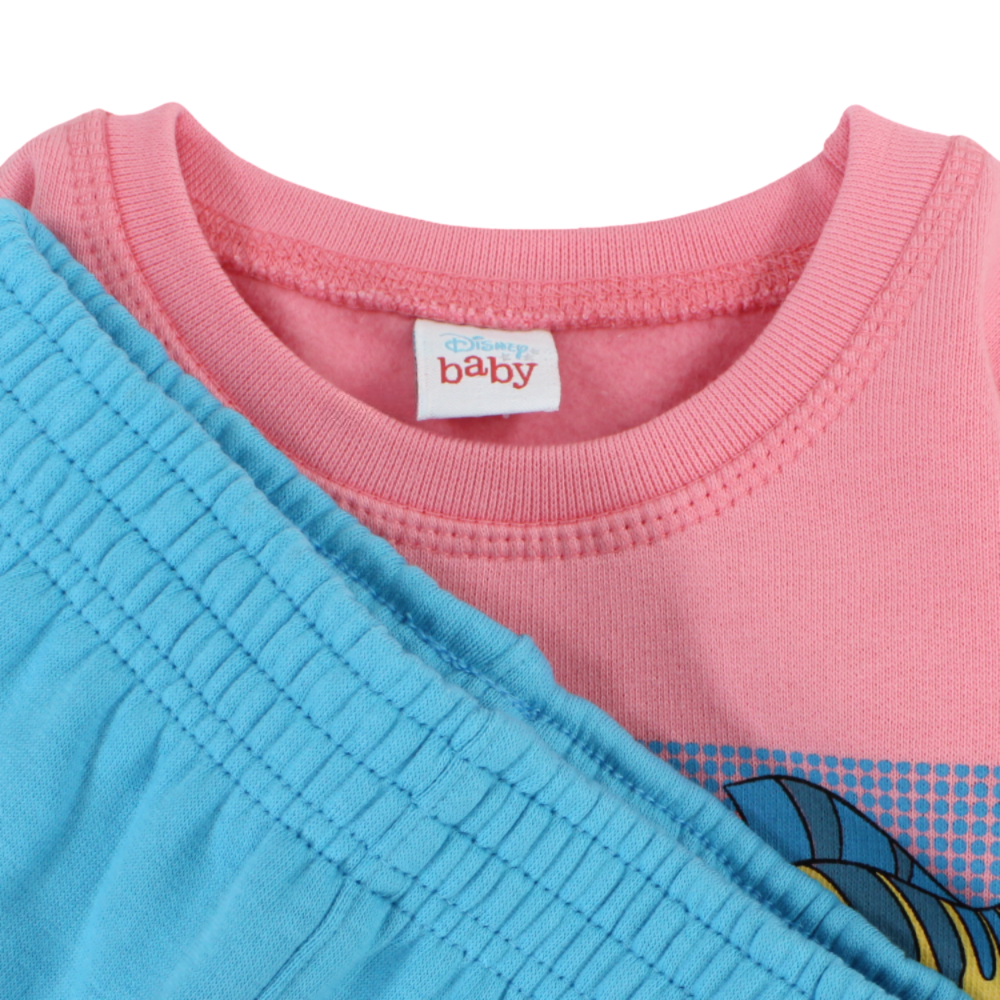 Baby Girls Cotton Pajama Set – The Little Mermaid Print