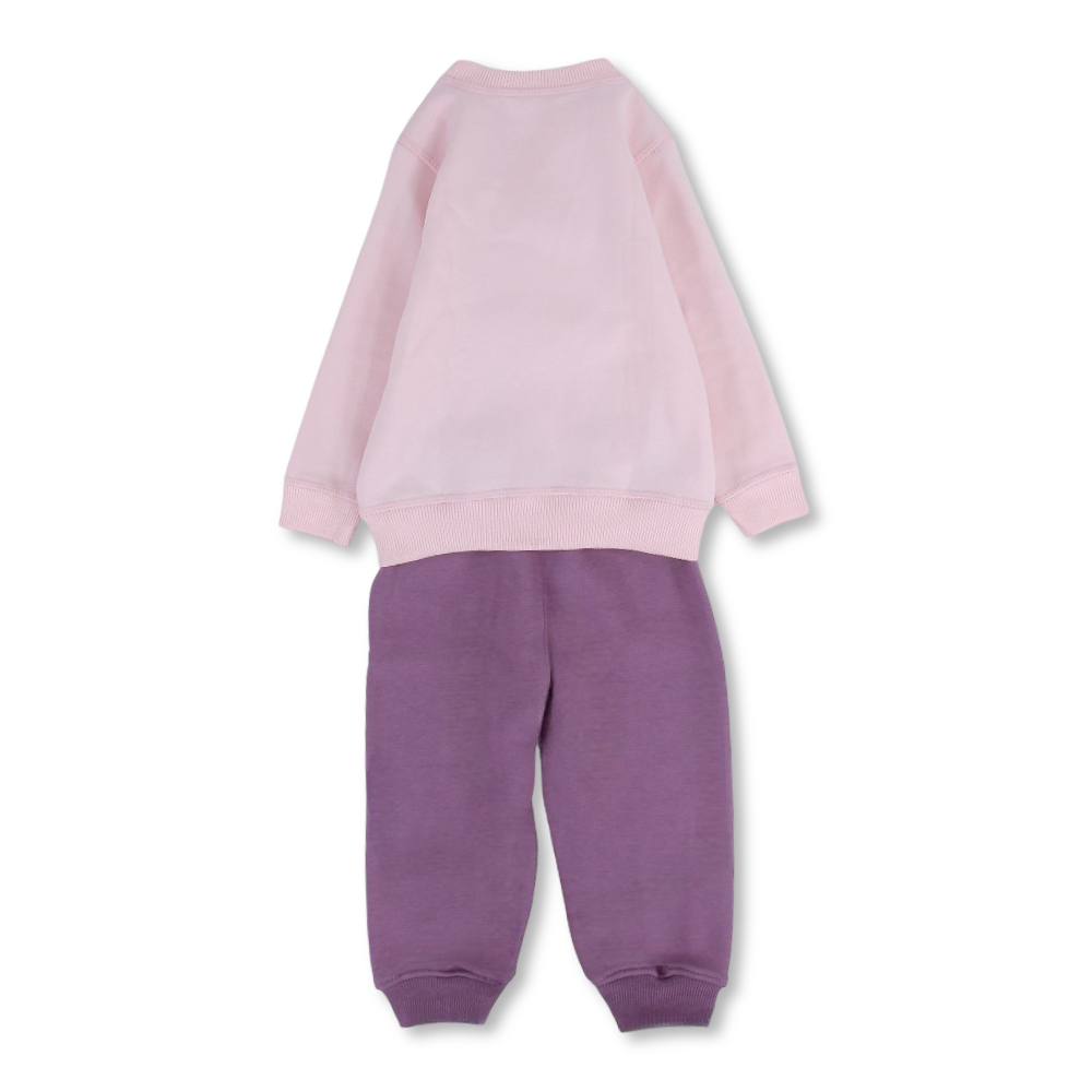 Baby Girls Cotton Pajama Set - Stitch Print