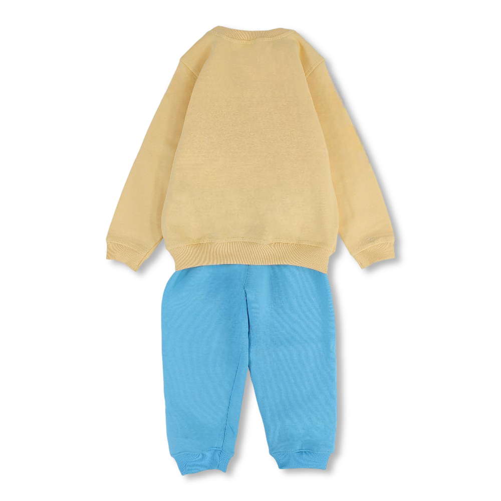 Baby Girls Cotton Pajama Set - Stitch Print