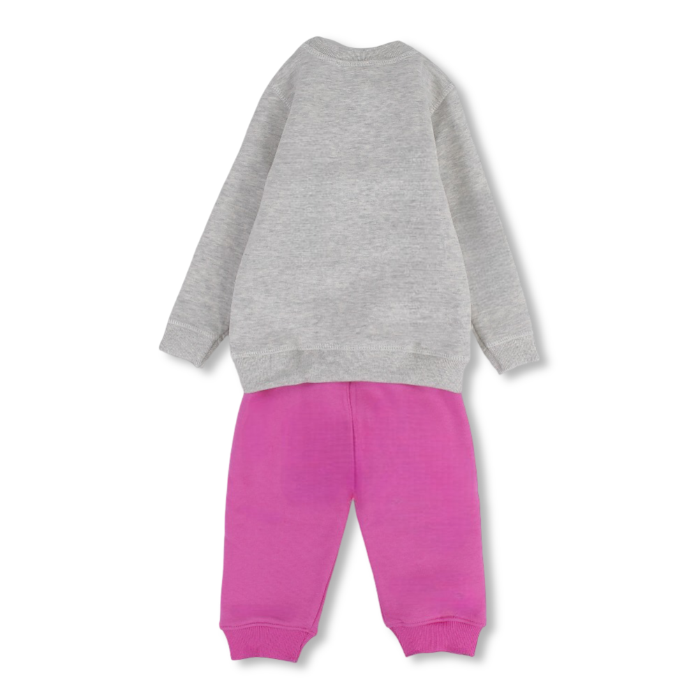 Baby Girls Cotton Pajama Set - Stitch Print