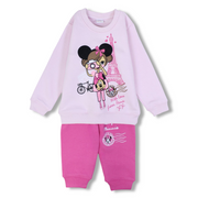 Girls Cotton Pajama Set  – Minnie Mouse Print