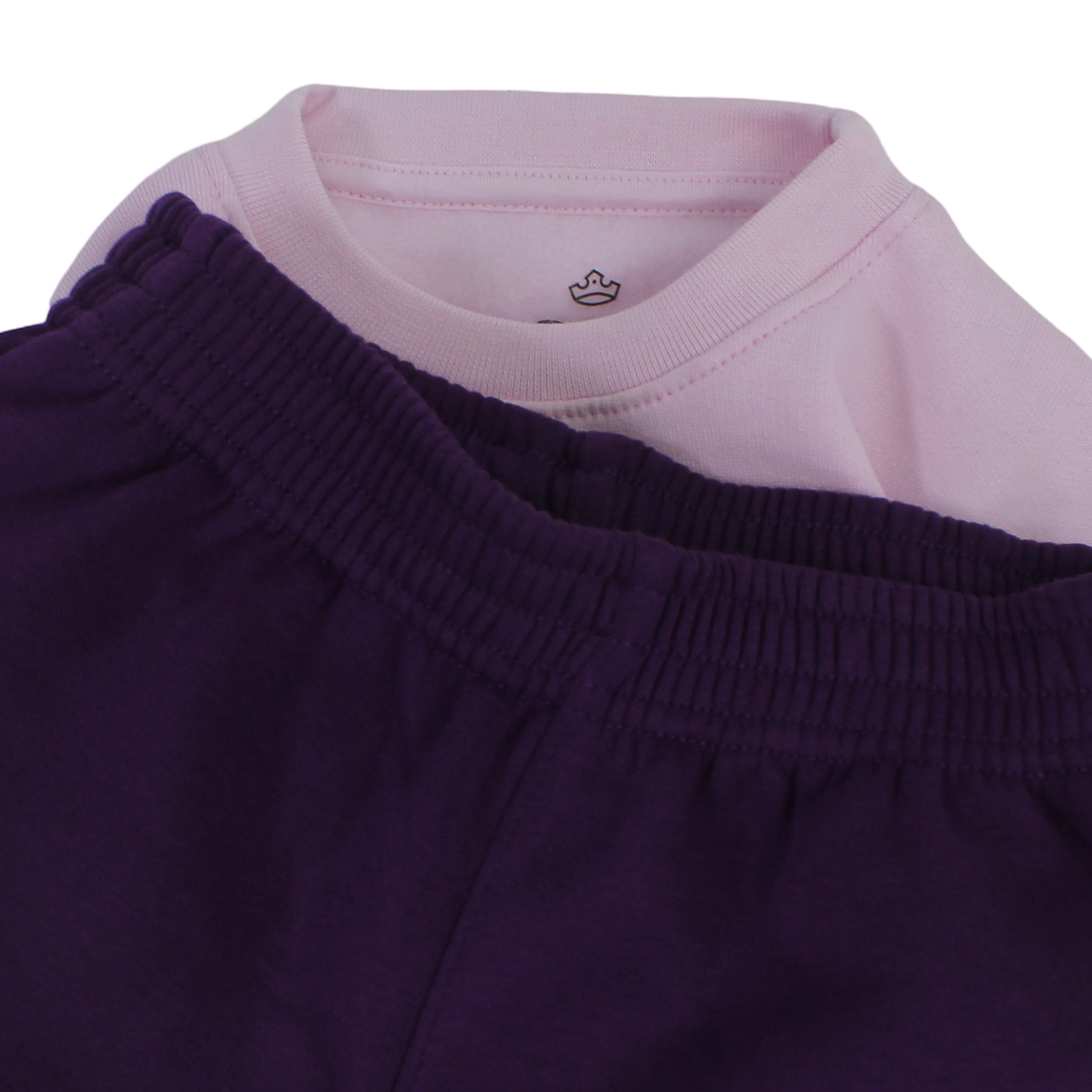 Girls Cotton Pajama Set - Rapunzel Print