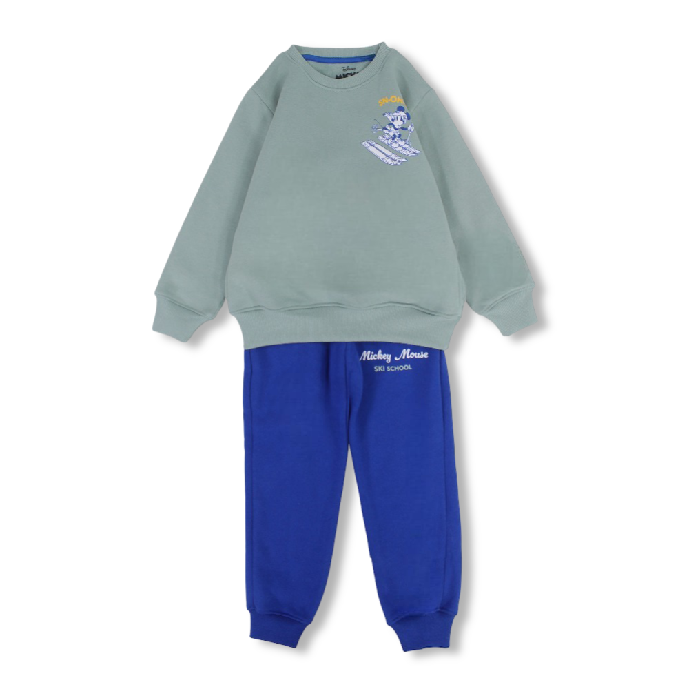 Boys Cotton Pajama Set – Mickey Mouse Print