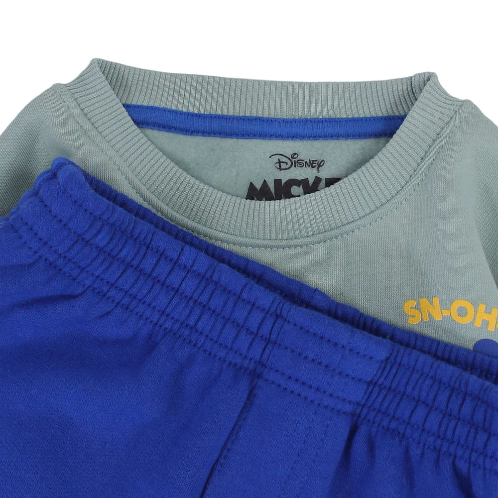 Boys Cotton Pajama Set – Mickey Mouse Print