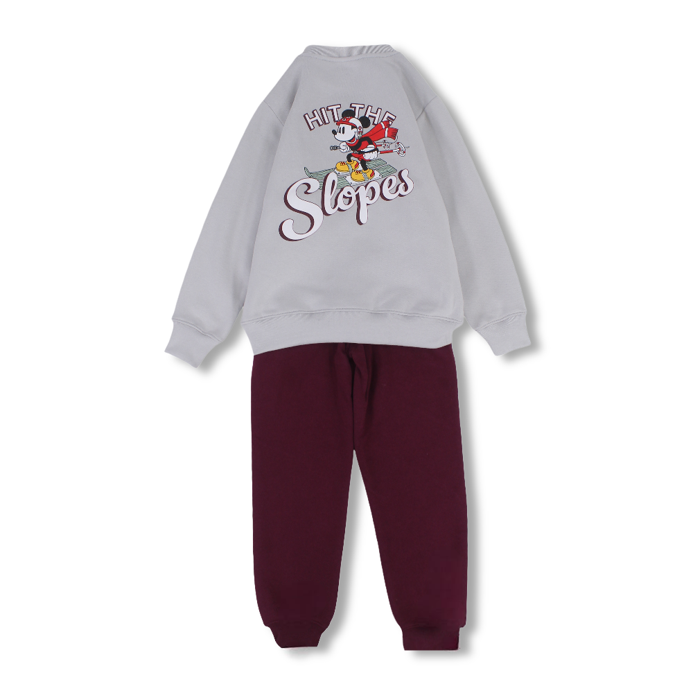 Boys Cotton Pajama Set – Mickey Mouse Print